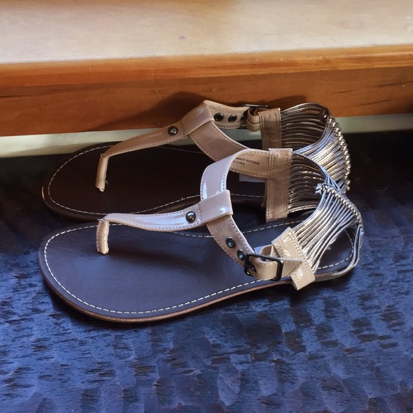 Steve Madden Shoes - Steve Madden Nude Buckle Sandals